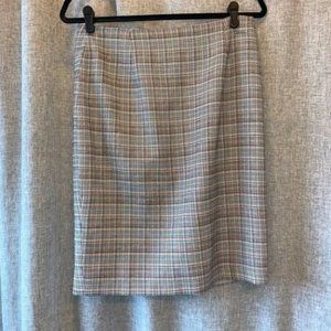 Women's T Tahari Plaid Pencil Skirt size 8